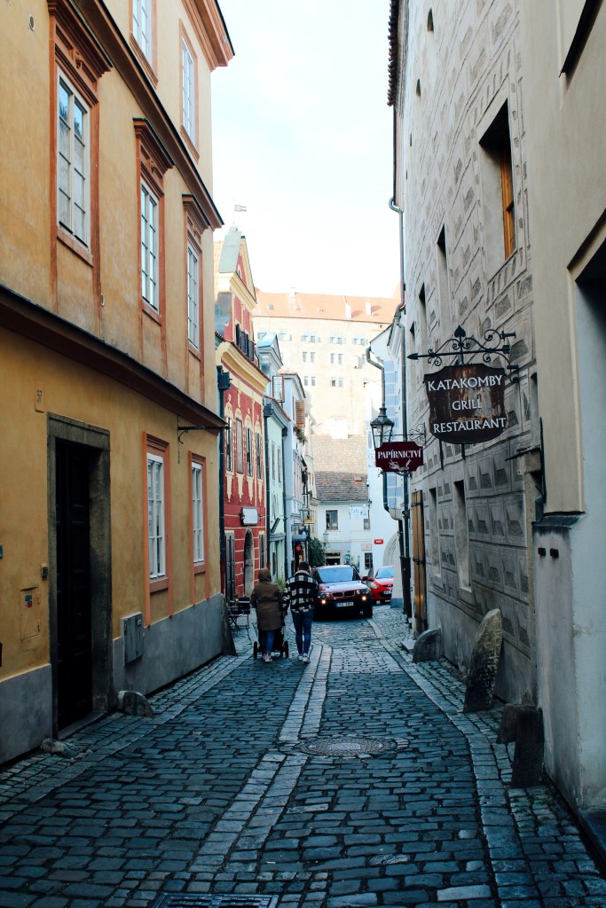 Latrán district in Český Krumlov