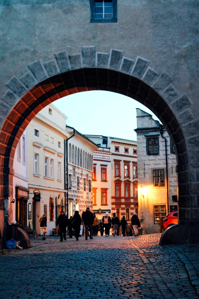 Latrán district in český krumlov